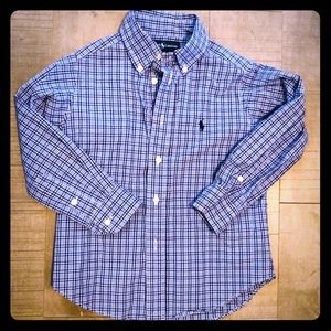 Ralph Lauren button down boy shirt